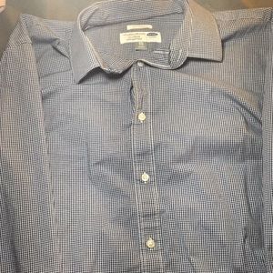 Men’s XXL Old Navy Blue Check Signature Shirt